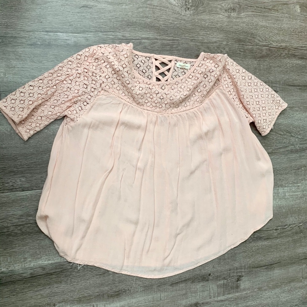 Blush color blouse